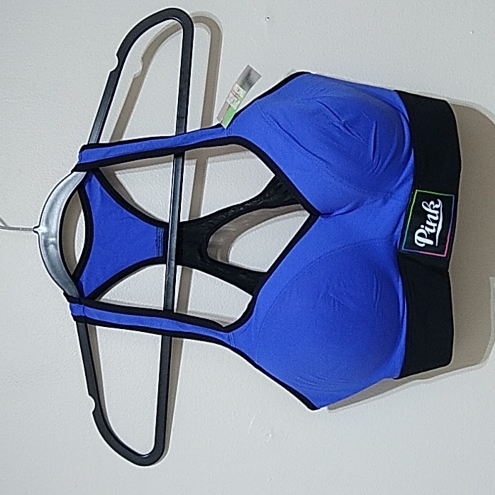 Victoria's Secret Pink Blue Sports Bra